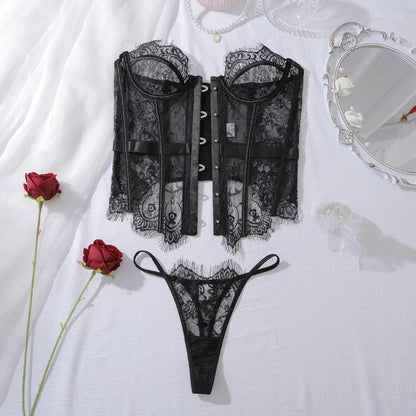 Komplet Black Couture Corset