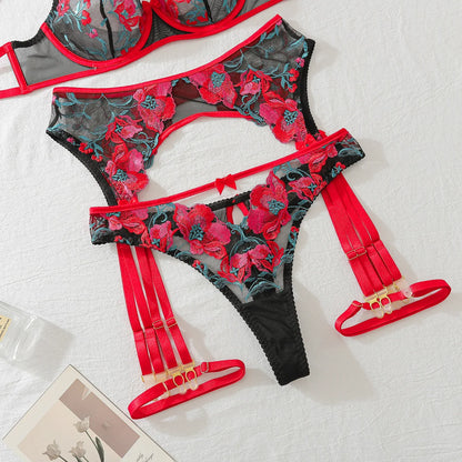 Komplet Crimson Velvet Bloom