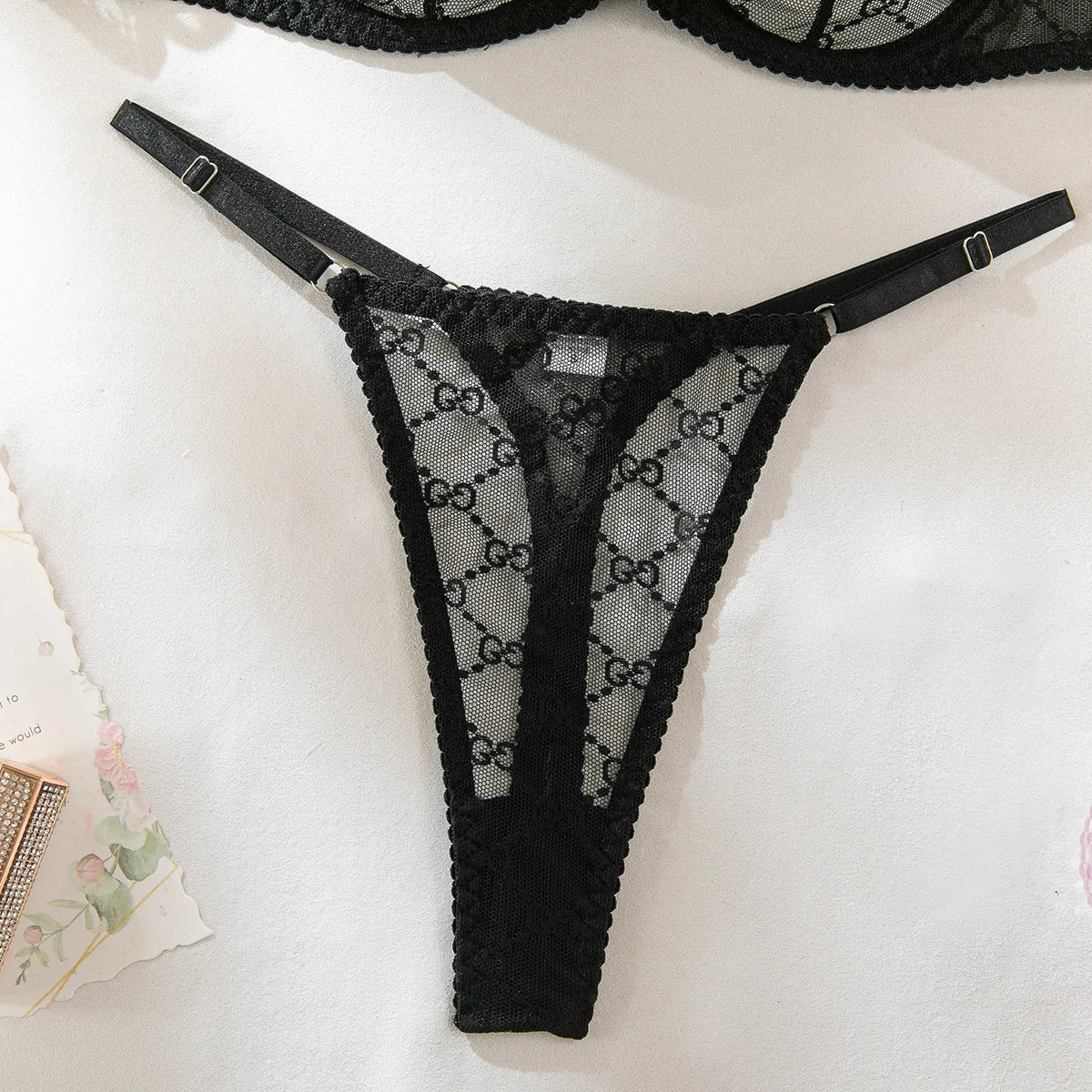 Komplet Monogram Noir