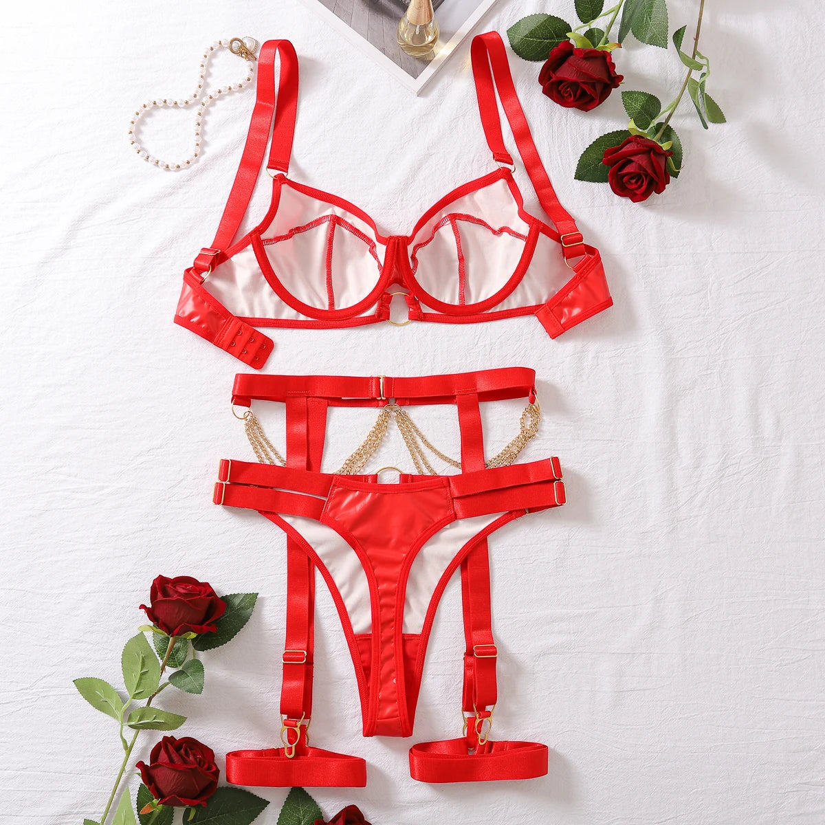 Komplet Rouge Passion Chain