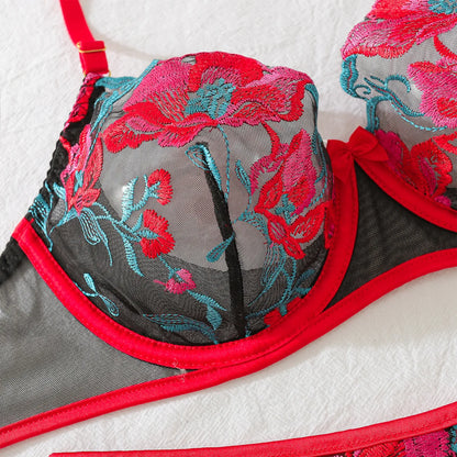 Komplet Crimson Velvet Bloom