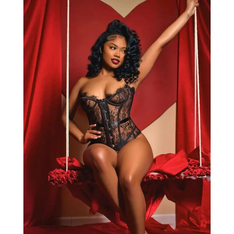 Komplet Black Couture Corset